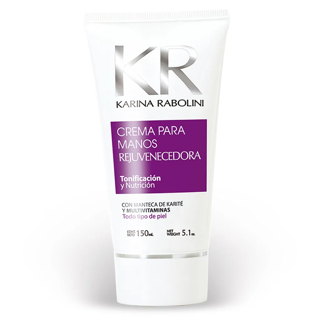 KARINA RABOLINI CREMA DE MANOS REJUVENECEDORA X 150 G.